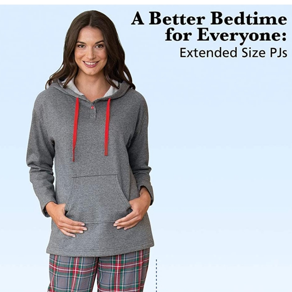 NWT Pajamagram Matching Christmas Hoodie PJ Set